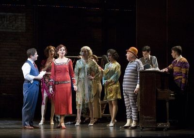 Christopher Fitzgerald, Sarrah Strimel, Beth Leavel, Jennifer Frankel, Linda Griffin  Photo